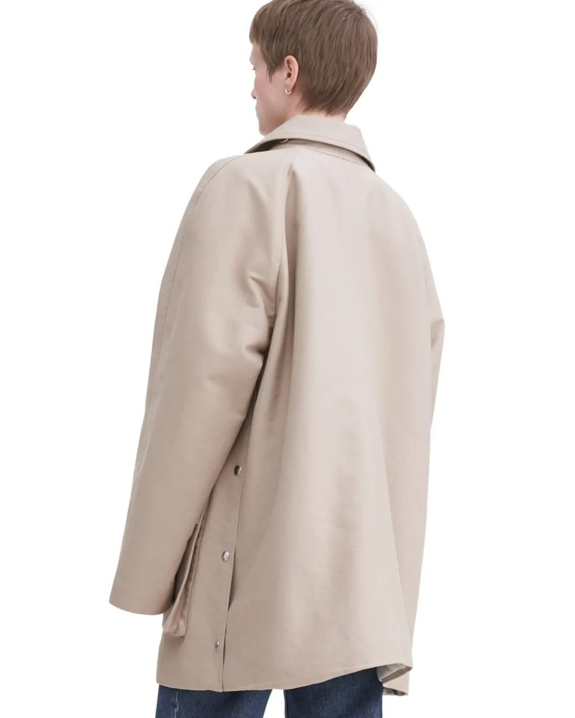 Filippa K Padded Patch Pocket Jacket Khaki Beige