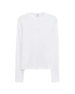 Filippa K Soft Rib Henley White