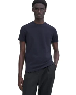 Filippa K Stretch Cotton Tee Navy