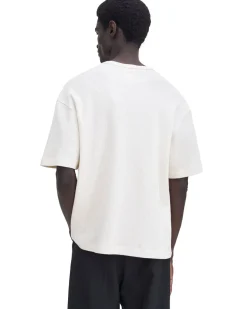 Filippa K Waffle Cotton Tee Cream White