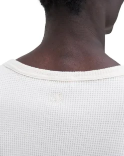 Filippa K Waffle Cotton Tee Cream White