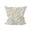 Fine Little Day Leaves Linen Cushion Cover Sand