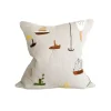 Fine Little Day Sail With Me Embroidered Cushion Cover