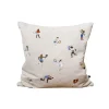 Fine Little Day Tennis Embroidered Cushion Cover