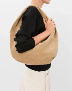 Flattered Alva Shoulder Bag Suede Sand