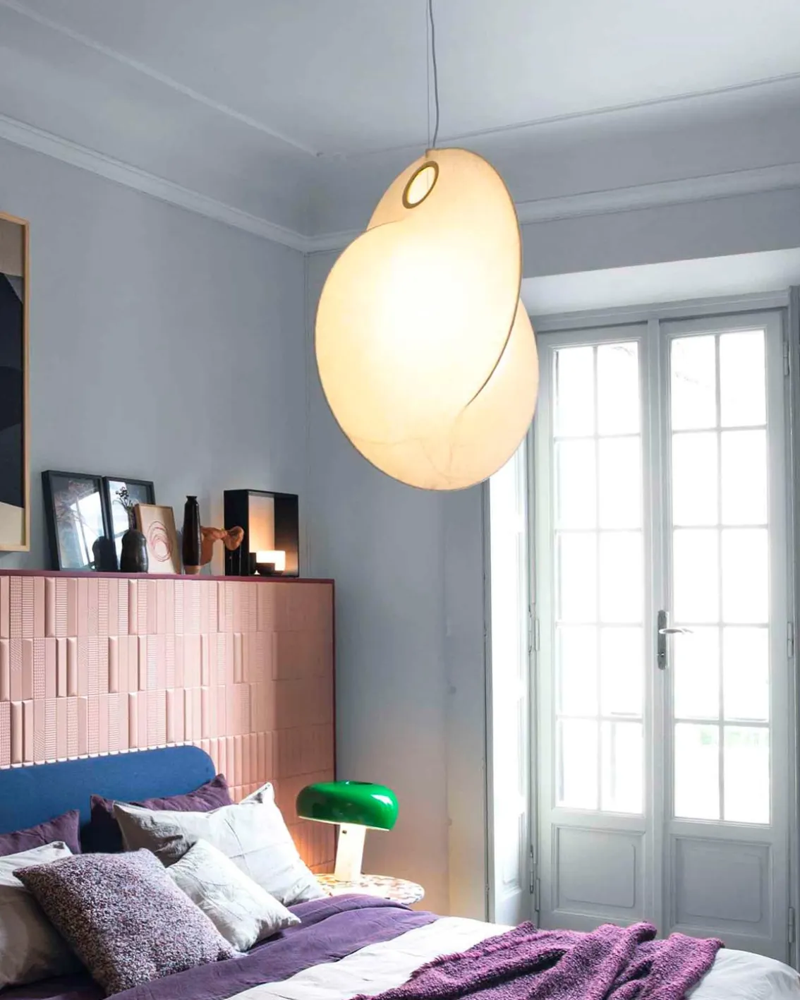 FLOS Overlap Suspension 1 Lamp White