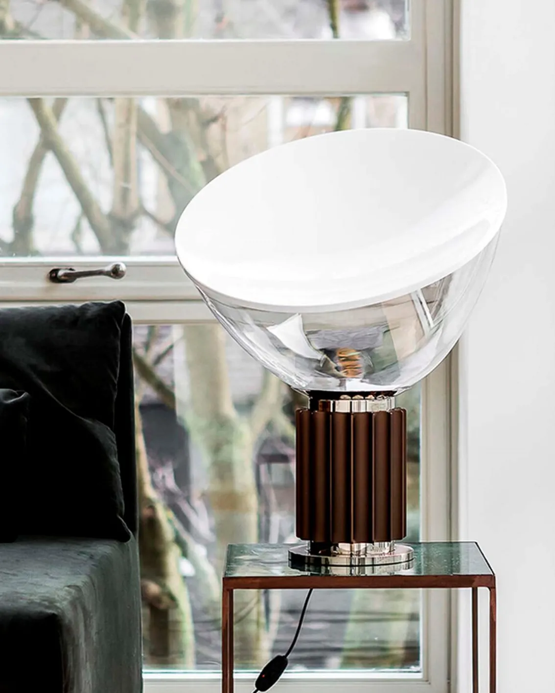 FLOS Taccia Small Table Lamp Bronze