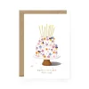 Flower Cake Card