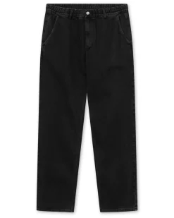 Forét Clay Pants Washed Black Denim