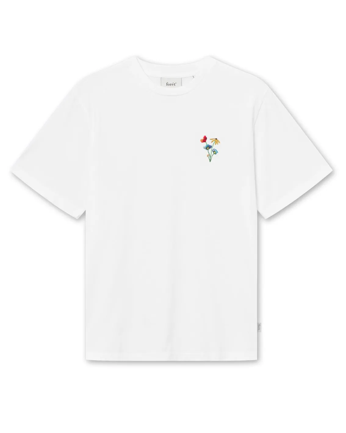 Forét Element T-Shirt White Flower
