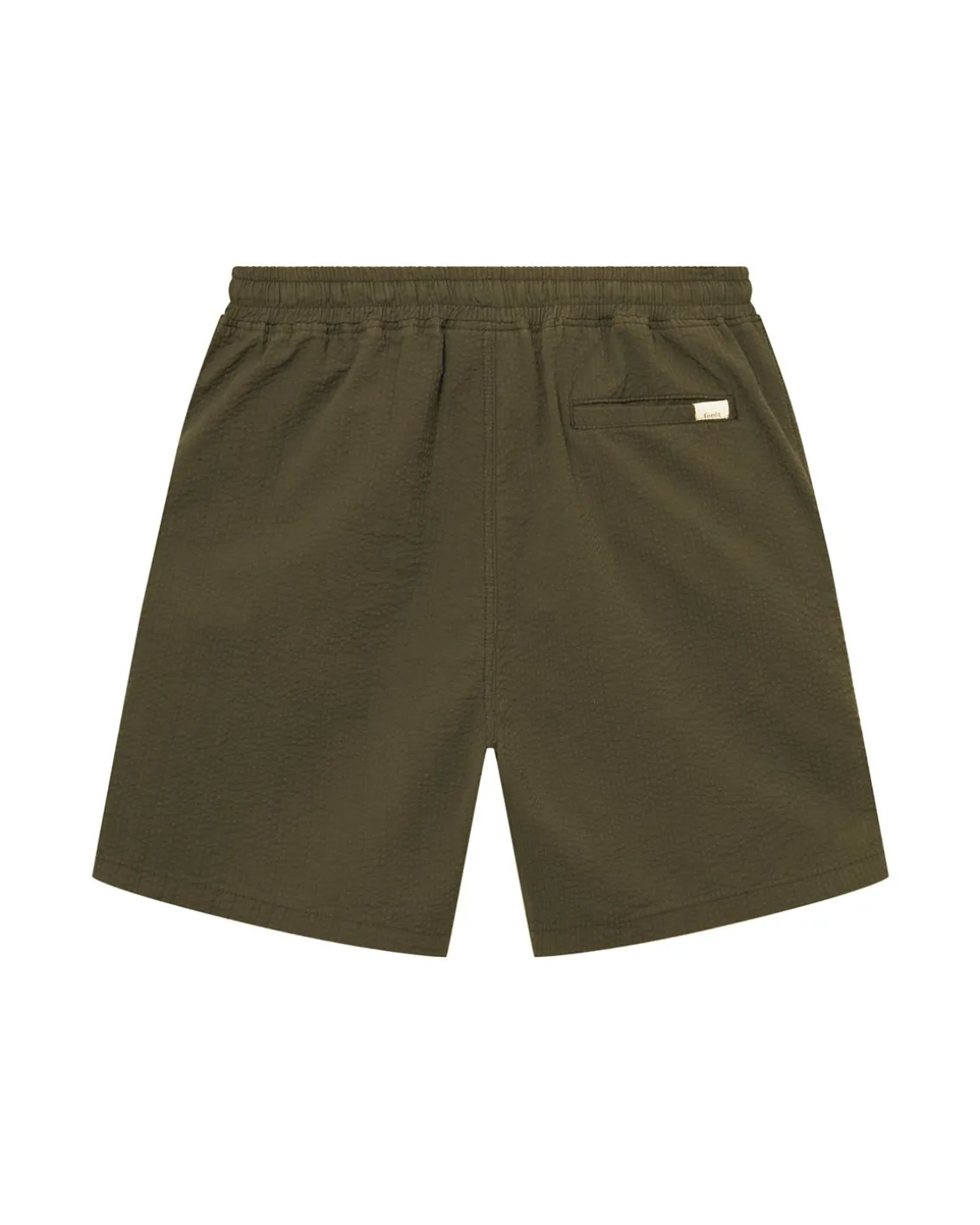 Forét Hush Seersucker Shorts Army