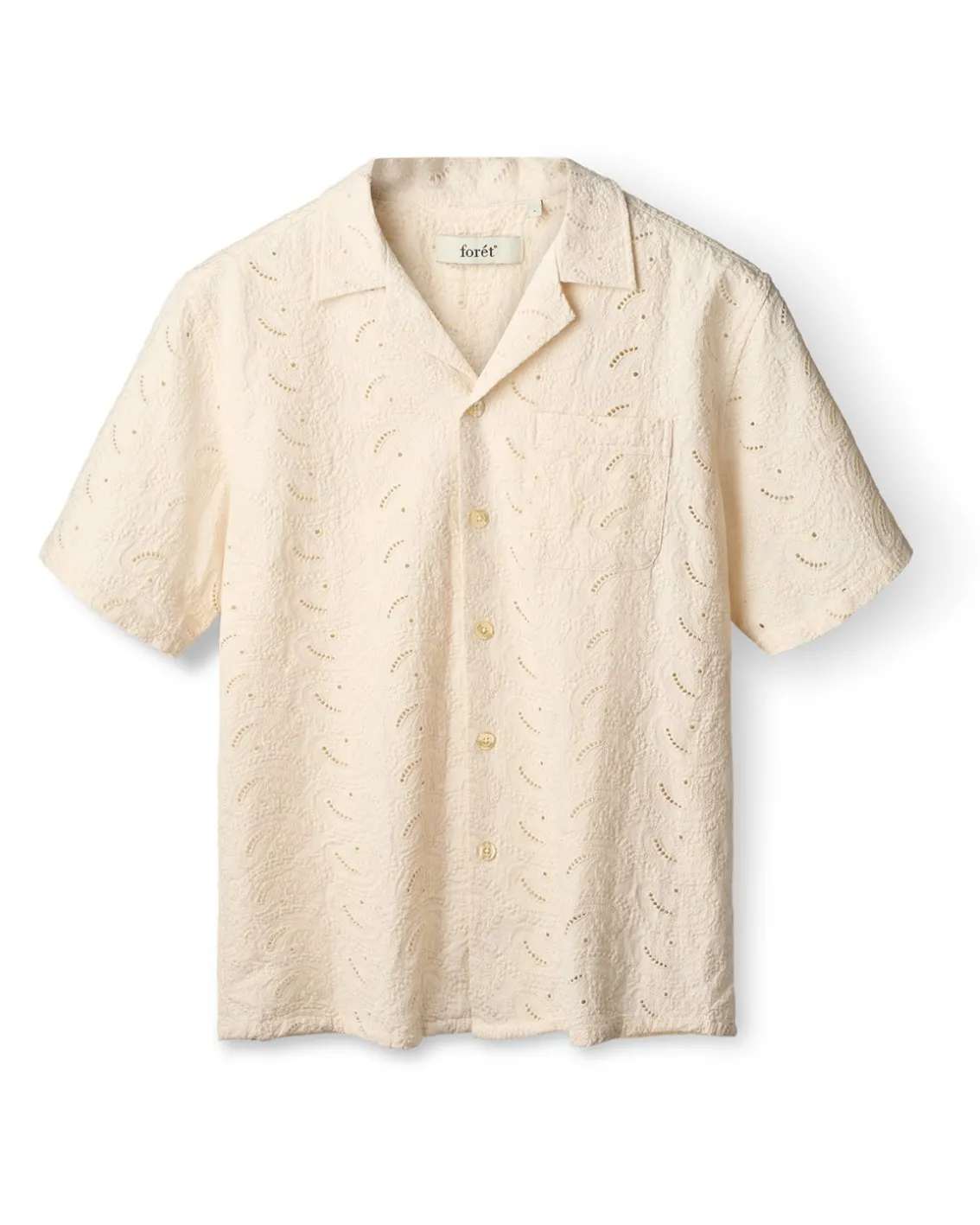 Forét Leo Paisley Shirt Cloud