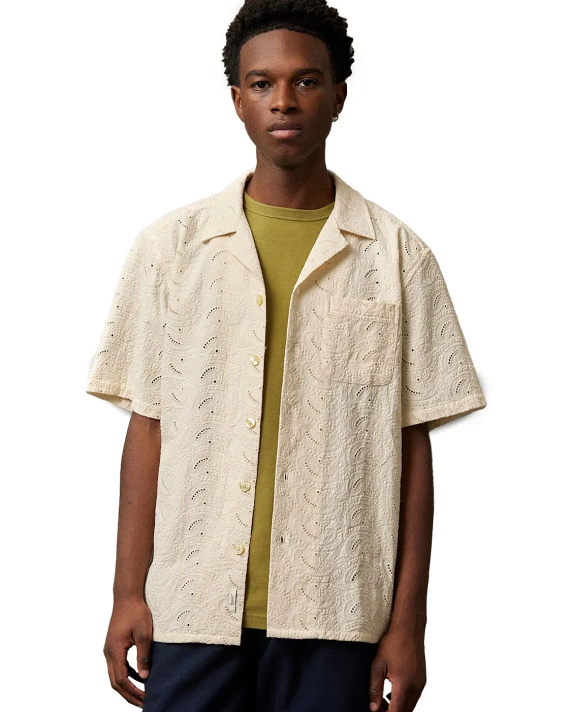 Forét Leo Paisley Shirt Cloud