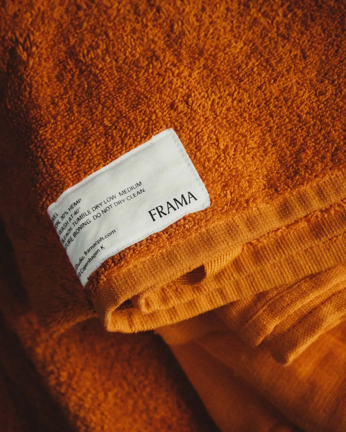 Frama Bath Towel Heavy Towel Burnt Orange