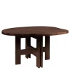 Frama Farmhouse Trestle Table Pond Dark Oak