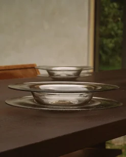 Frama Isle Glass Shallow Bowl Set Of Two