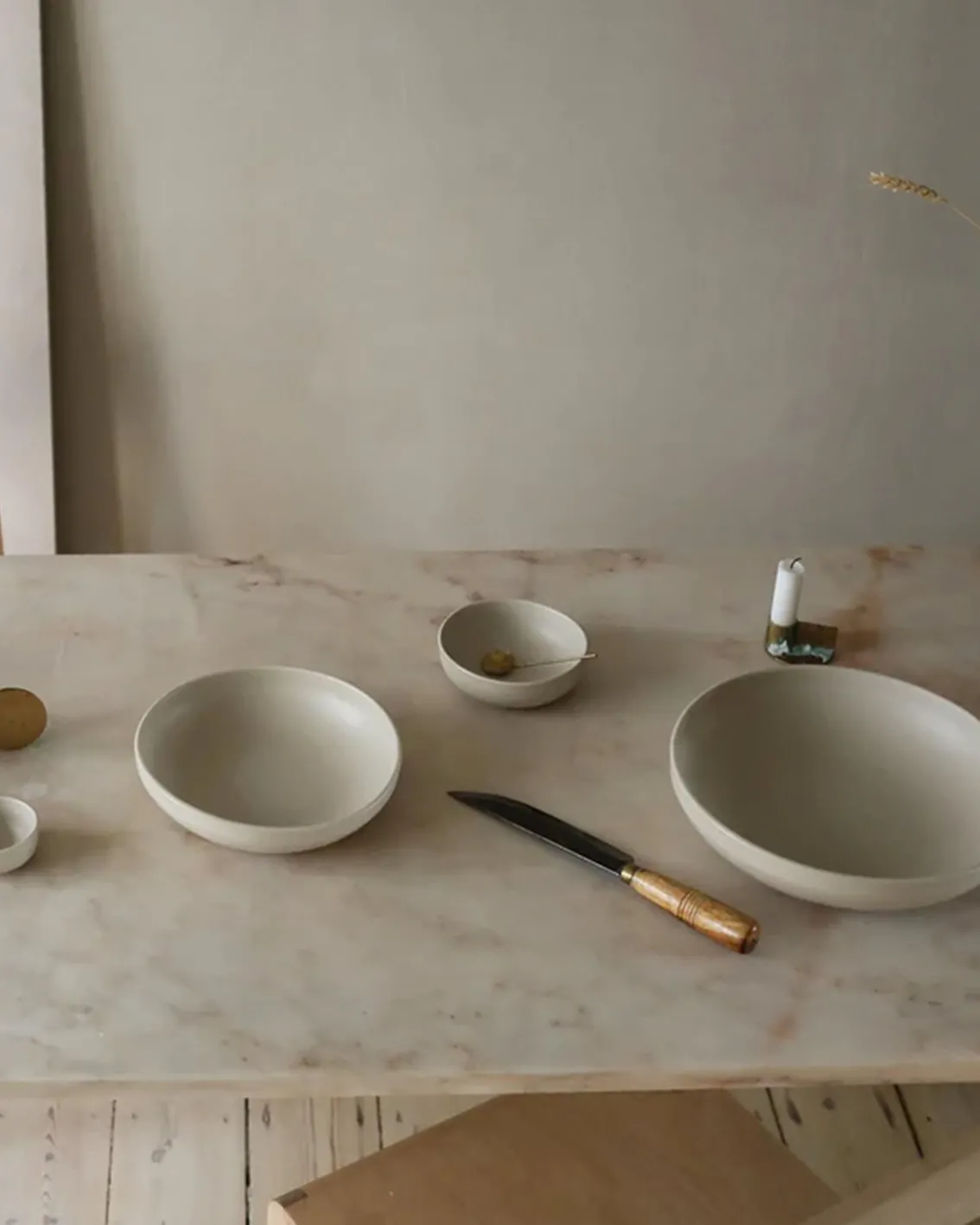 Frama Otto Ceramic Shallow Bowl Large Natural