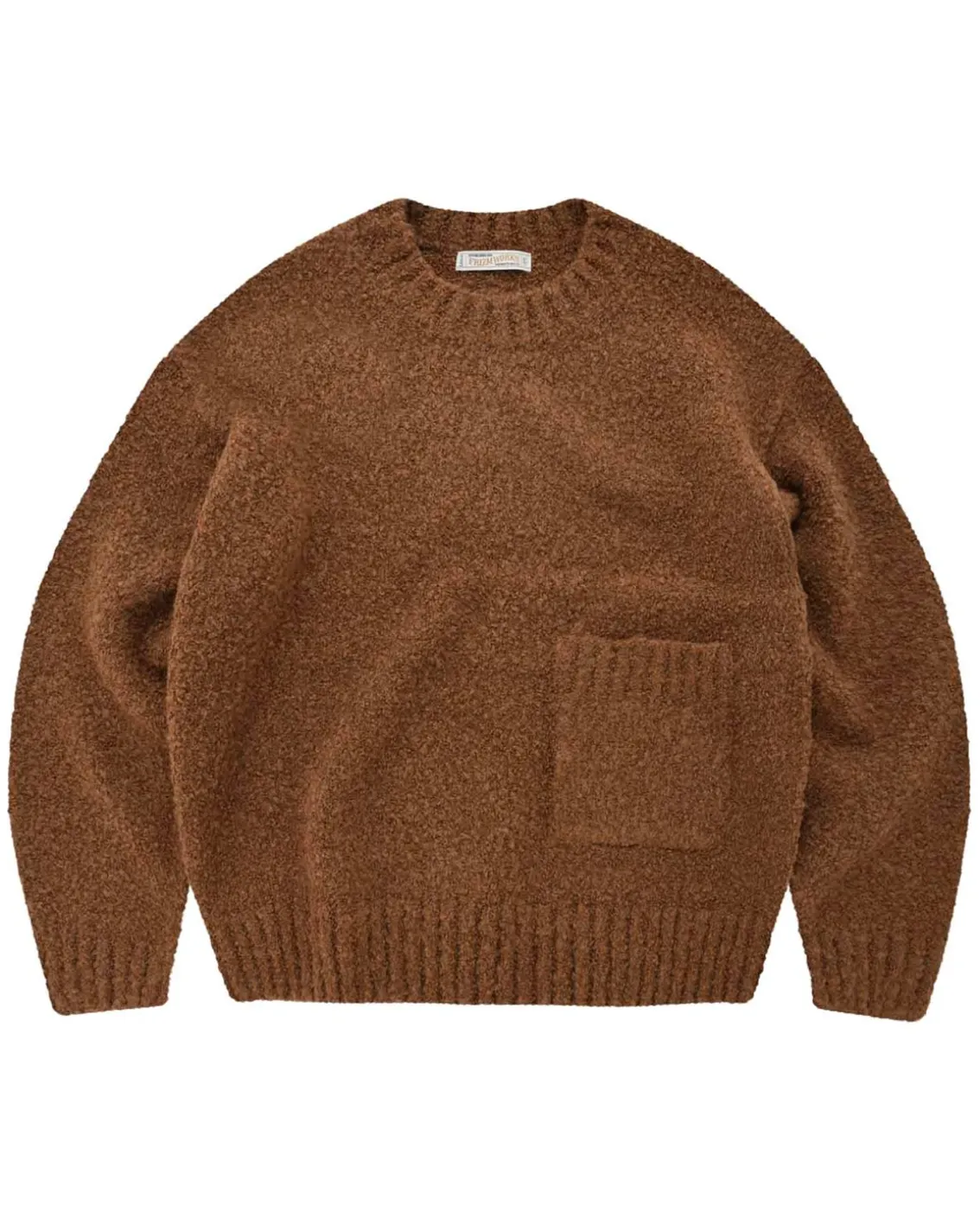 Frizmworks Alpaca Boucle Knit Brown