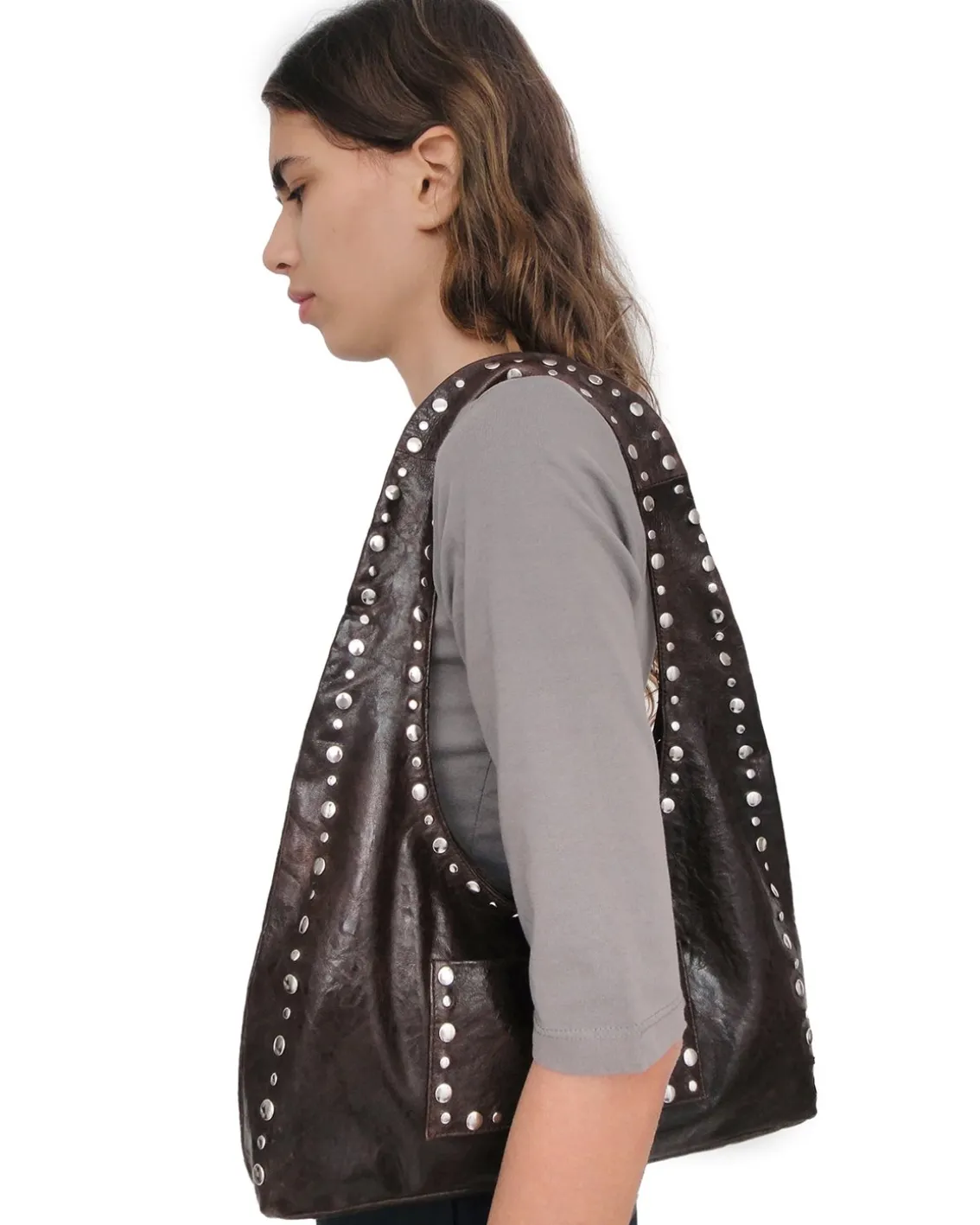 Gimaguas Franca Bag Arrugado Brown