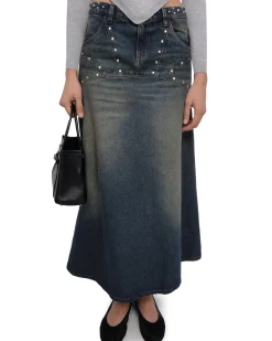 Gimaguas Midi Skirt Blue
