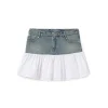 Gimaguas Nena Mini Skirt White Blue