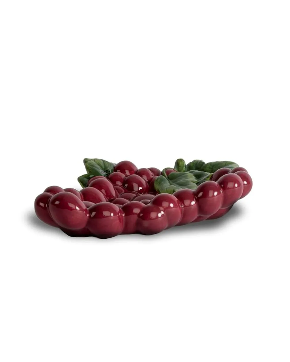 Grape Plate Burgundy