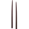 Hand Dipped Candle Chocolate Brown