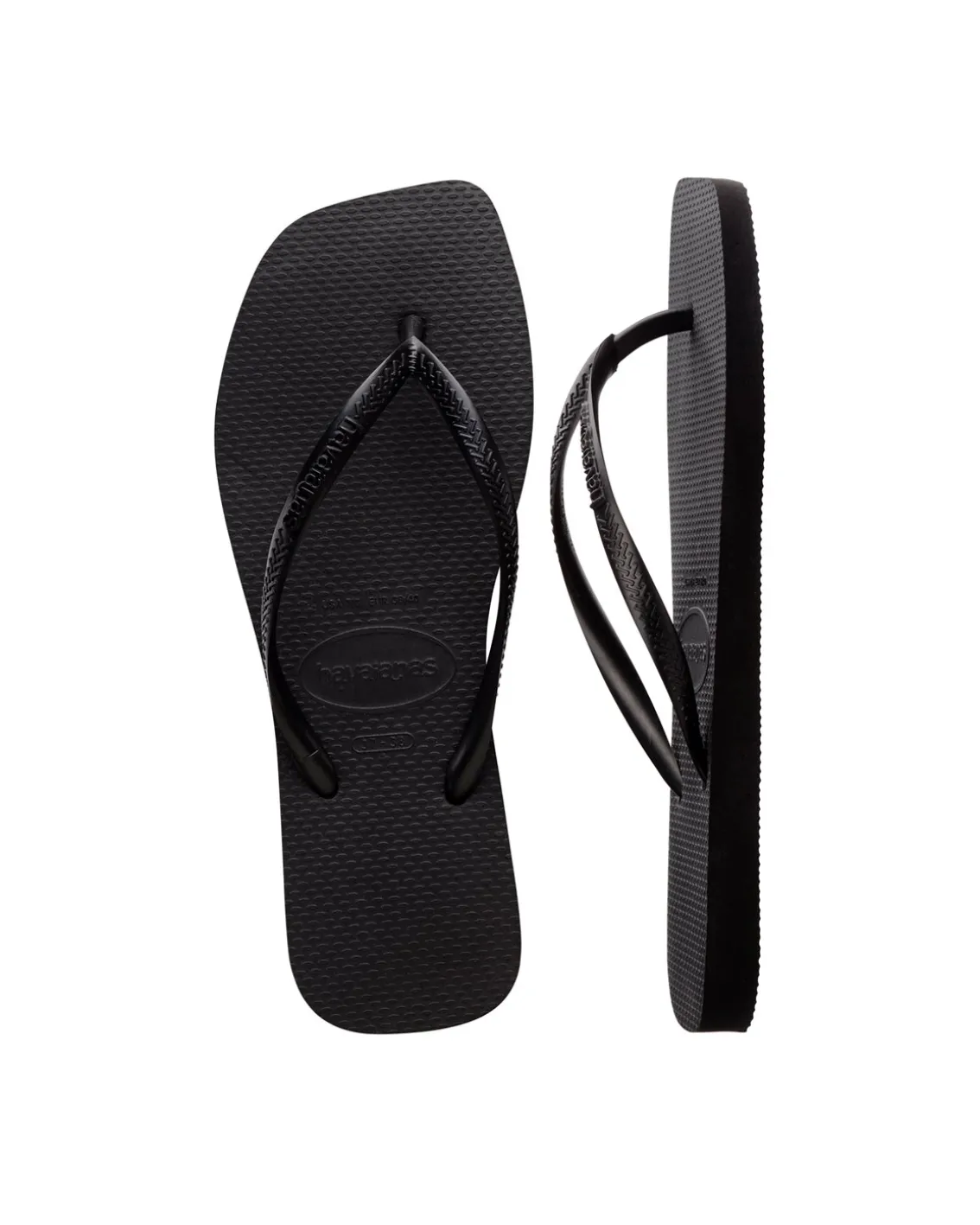 Havaianas Slim Square Flip Flops W Black