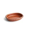 HAY Barro Oval Dish S Natural With Stripes