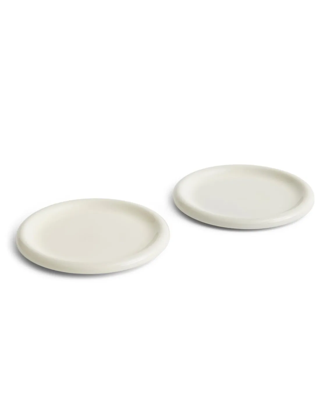 HAY Barro Plate Set Of 2 Ø24 Off White