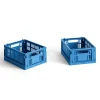 Hay Colour Crate Mini Set Of 2 Electric Blue