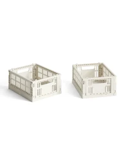 Hay Colour Crate Mini Set Of 2 Off White