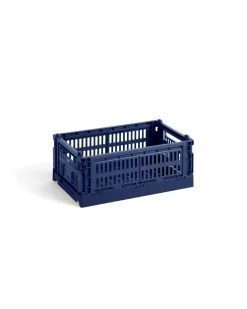 Hay Colour Crate Small Dark Blue