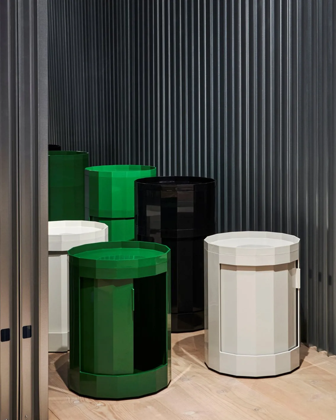 HAY Facet Cabinet Low Spinach Green