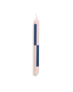 HAY Pattern Candle Light Pink/Dark Blue