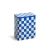 HAY Tin Container Large Blue Off White
