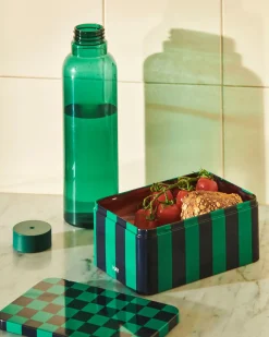 HAY Tin Container Small Green Dark Blue