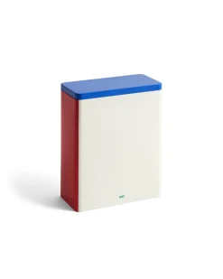 HAY Tin Container X-Large White Blue Red