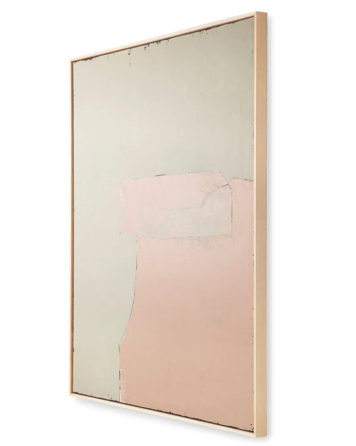 HK Living Abstract Painting Olive/Nude