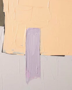 HK Living Abstract Painting Mustard/Nude