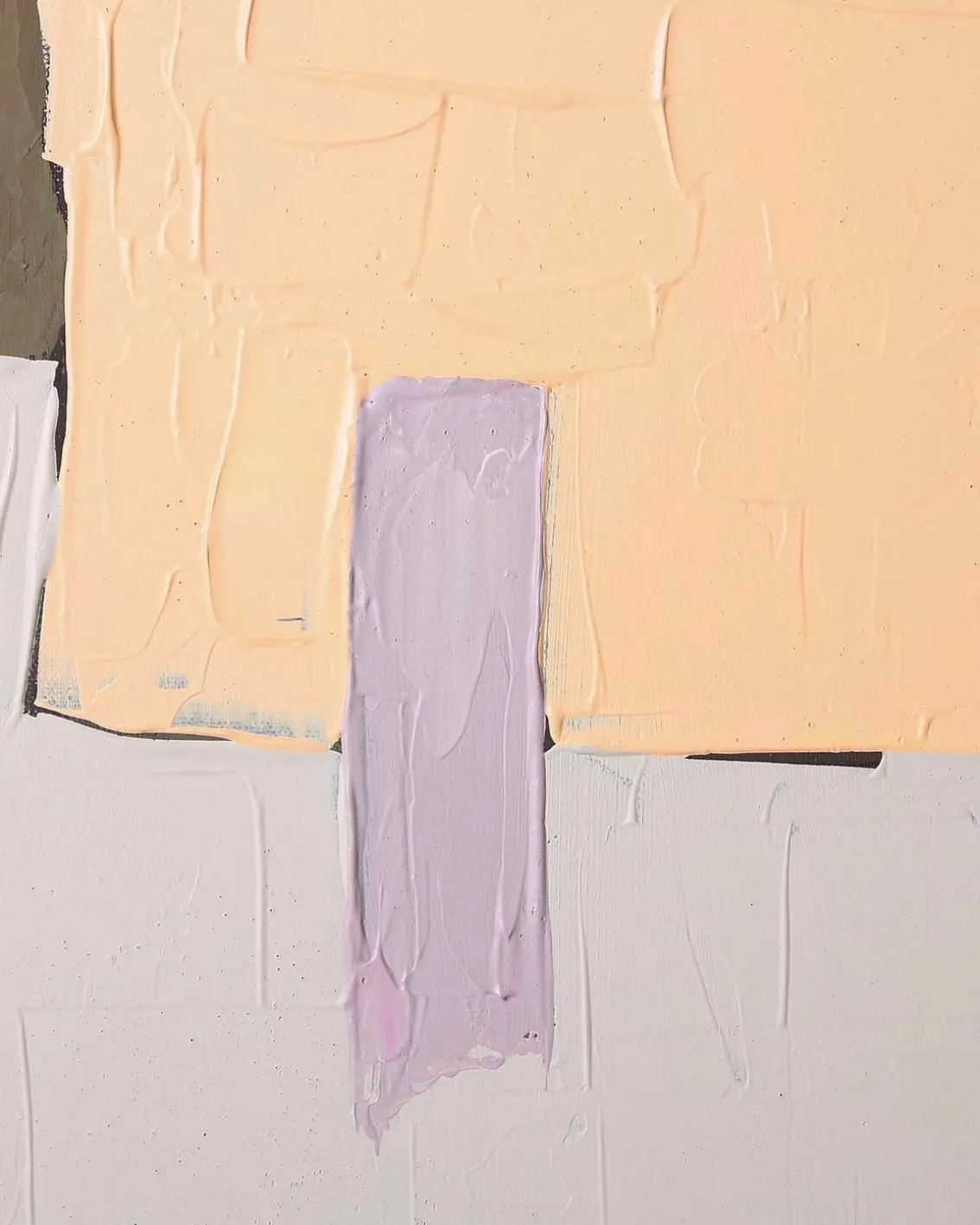 HK Living Abstract Painting Mustard/Nude