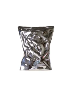 HK Living Bag Of Crisps Vase Crome