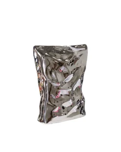 HK Living Bag Of Crisps Vase Crome