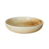 HK Living Chef Ceramics Deep Plate L Rustic Cream/Brown
