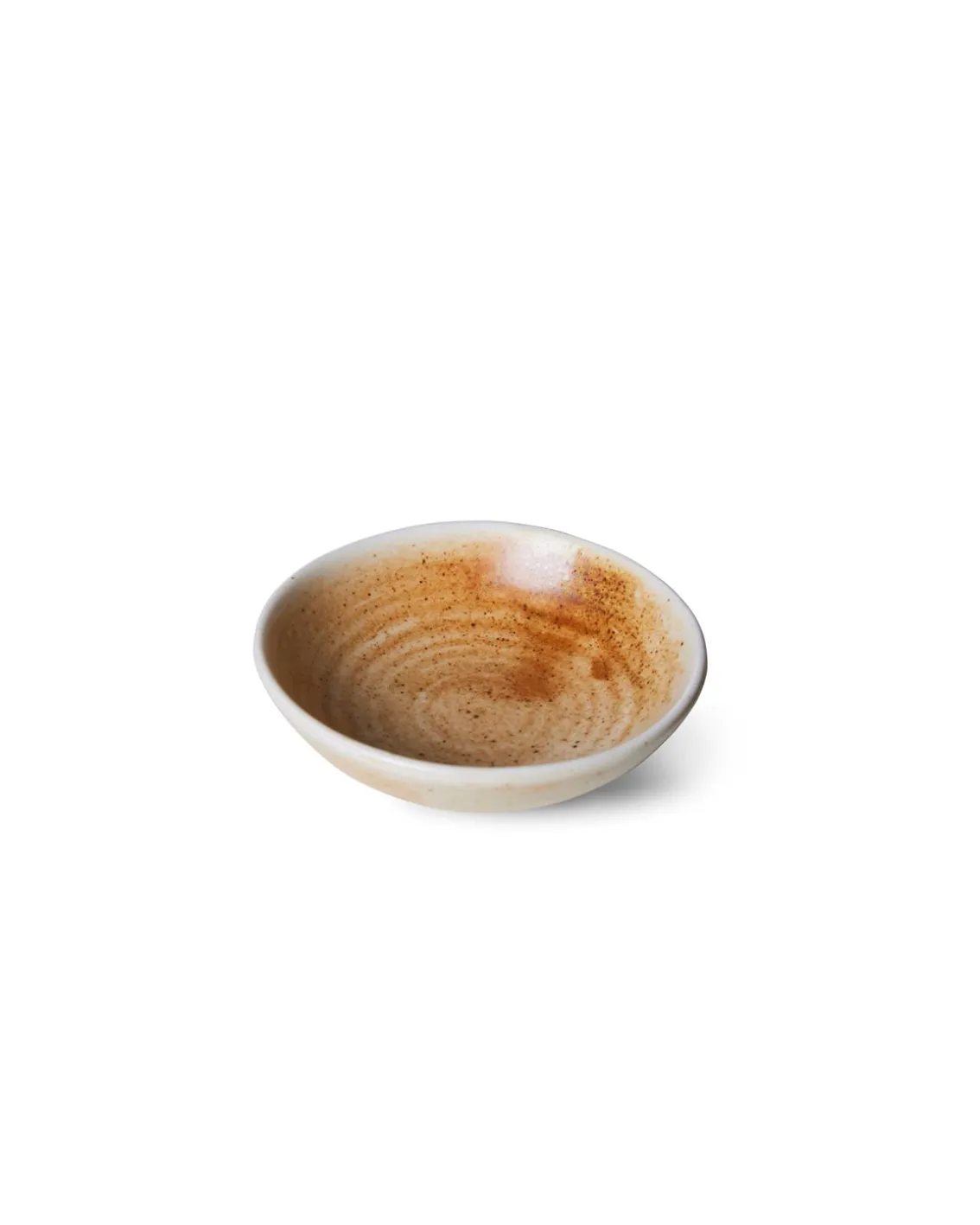 HK Living Chef Ceramics Small Dish Rustic Cream/Brown