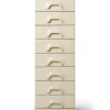 HK Living Chest Of 8 Drawers Cream