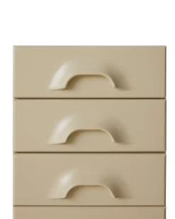HK Living Chest Of 6 Drawers Cream