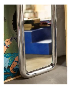 HK Living Chubby Standing Mirror Chrome