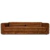 HK Living Club Couch Royal Velvet Caramel