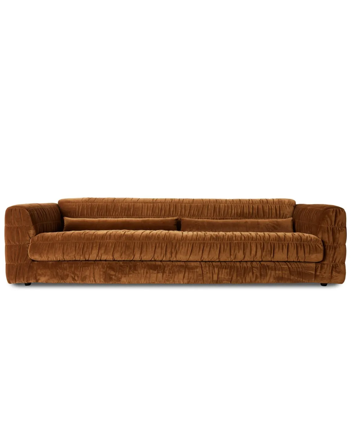 HK Living Club Couch Royal Velvet Caramel